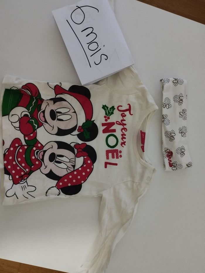T-shirt de Noël + bandeau Disney