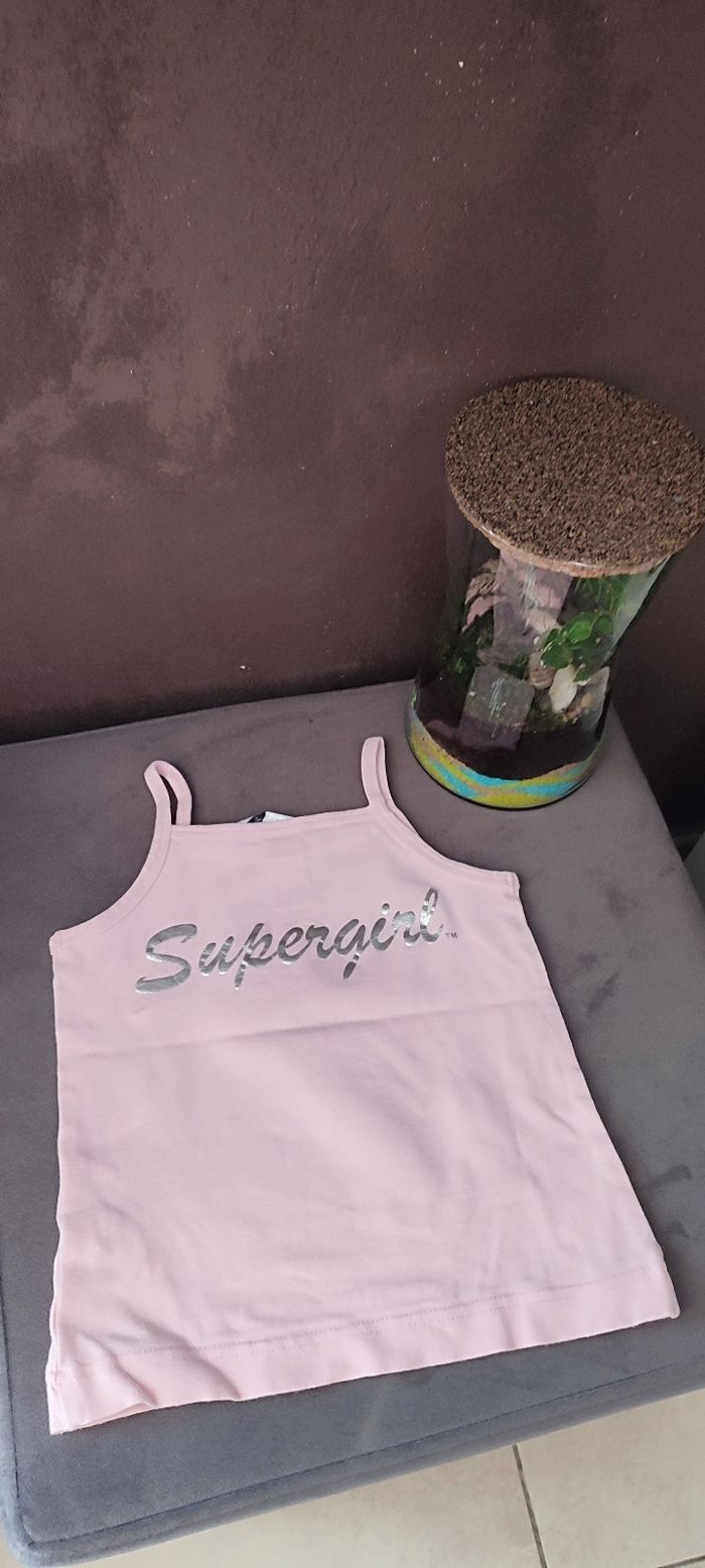 Top à bretelles Supergirl 12-18 mois H&M - photo numéro 2
