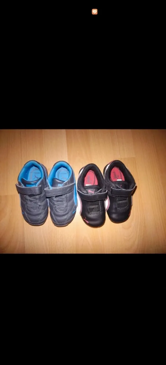 Lot de 2 paires de baskets 22 - photo numéro 4