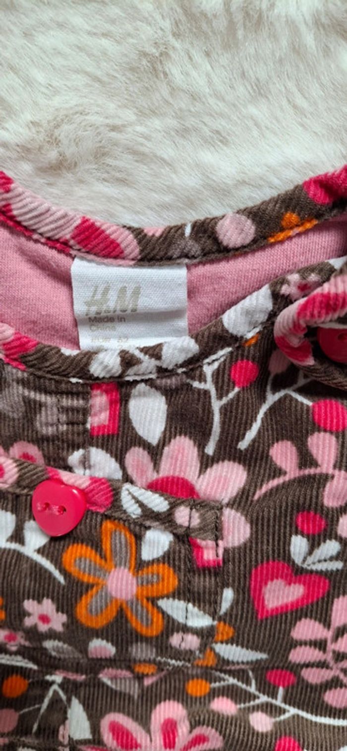 Robe velours H&M 3 mois - photo numéro 3