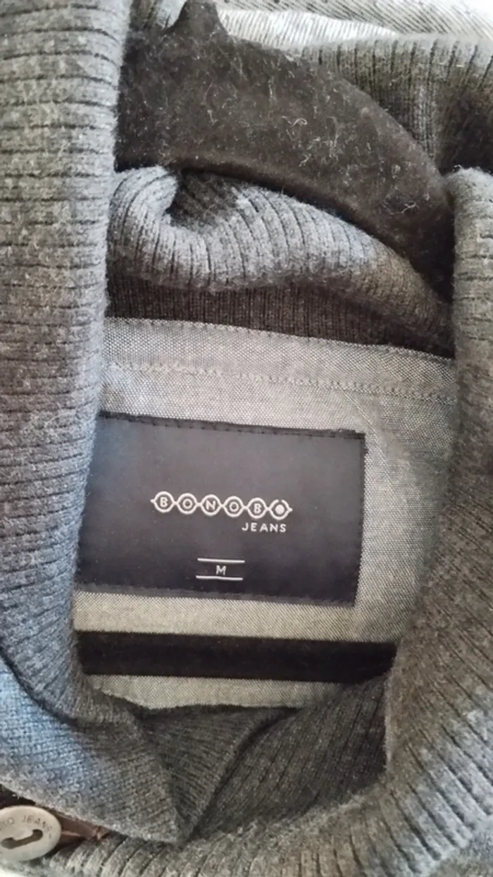 Pull gris homme taille m bonobo - photo numéro 3