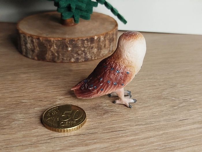 Figurine Hibou Chouette Animal de la forêt - photo numéro 3