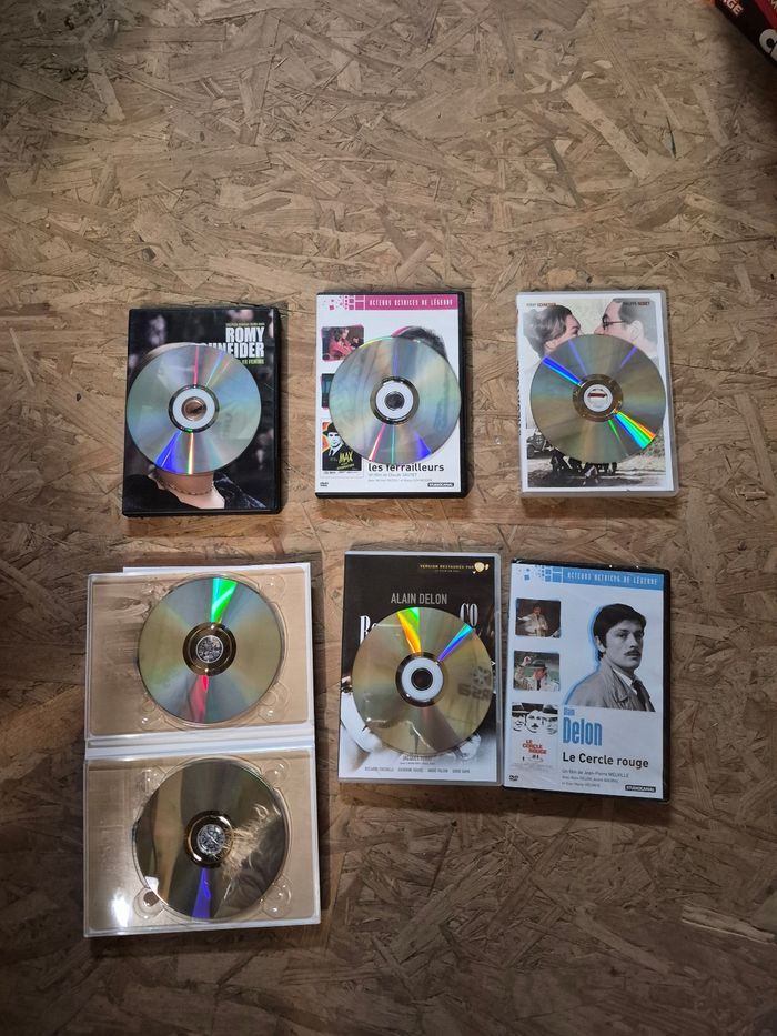 Lot de 6 DVD de Romy Schneider et Alain Delon - photo numéro 2