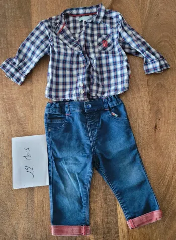 Ensemble pantalon chemise