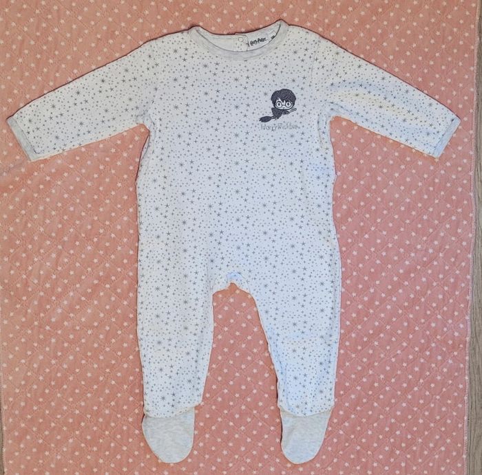 Babygros Harry Potter + bonnet - Taille 12mois