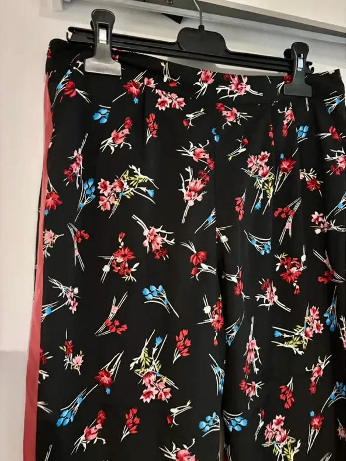Pantalon fleuri Anna Karel - Taille 38 - photo numéro 2