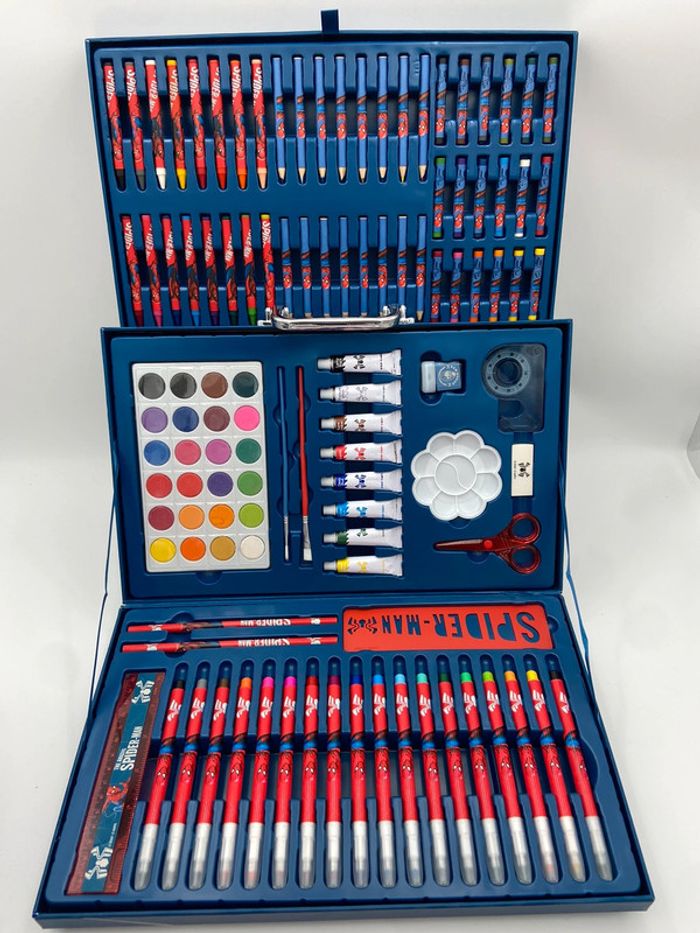 Disney Kit Artistique Deluxe Marvel spider man / feutre / crayon / peinture / - photo numéro 4