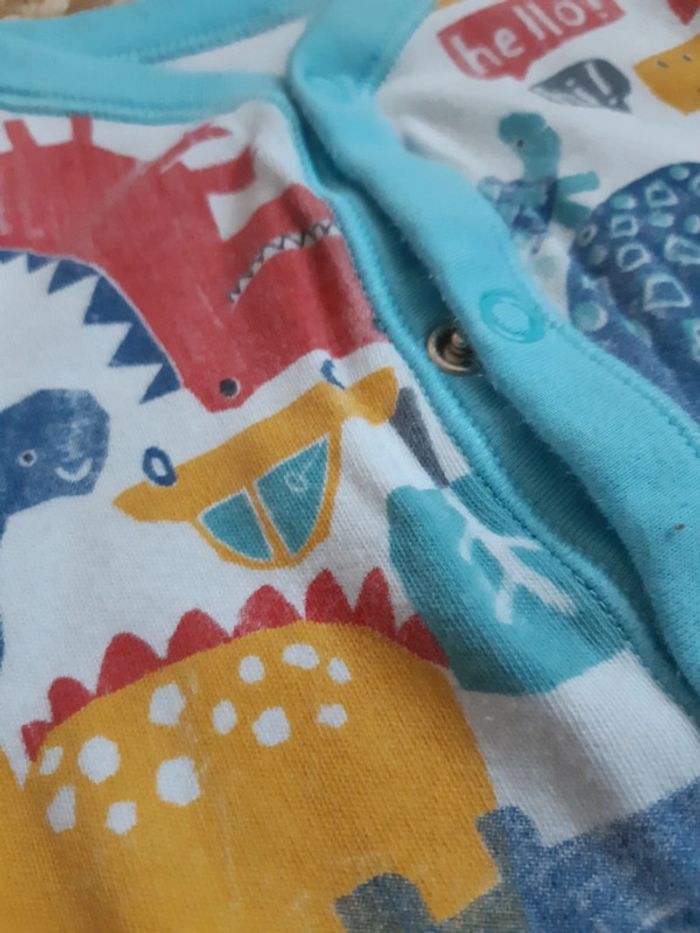 Lot de 3 pyjamas fins 1 pièce 3 mois - photo numéro 4