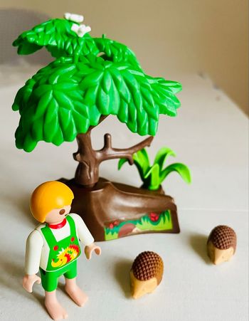 Playmobil - fillette et hérissons