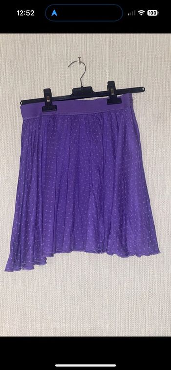 Jupe violette 14 ans