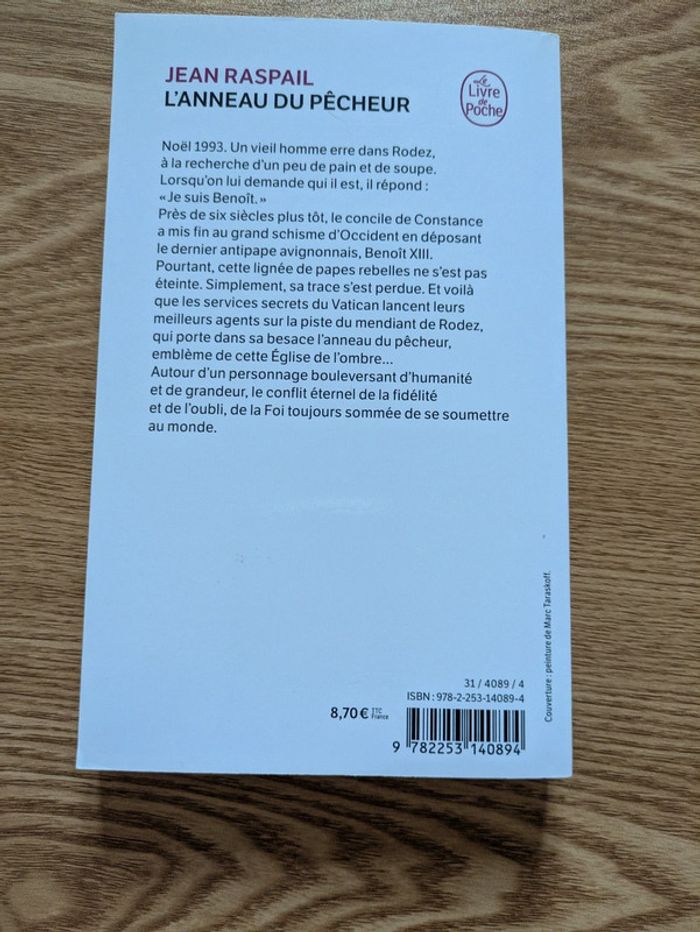 L'anneau du pêcheur - format poche - photo numéro 2