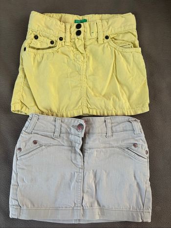 Lot de 2 jupes en jeans