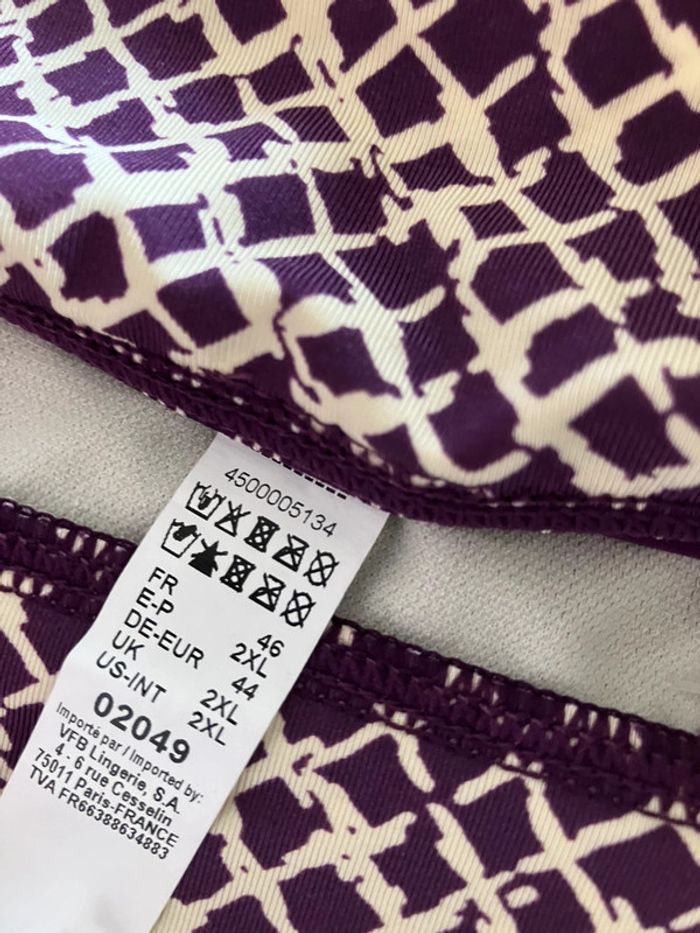 Bas maillot violet Bestform neuf - photo numéro 4