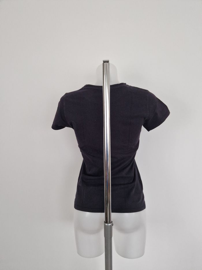 Haut noir avec motifs fleurs, feuilles Camps United - photo numéro 5