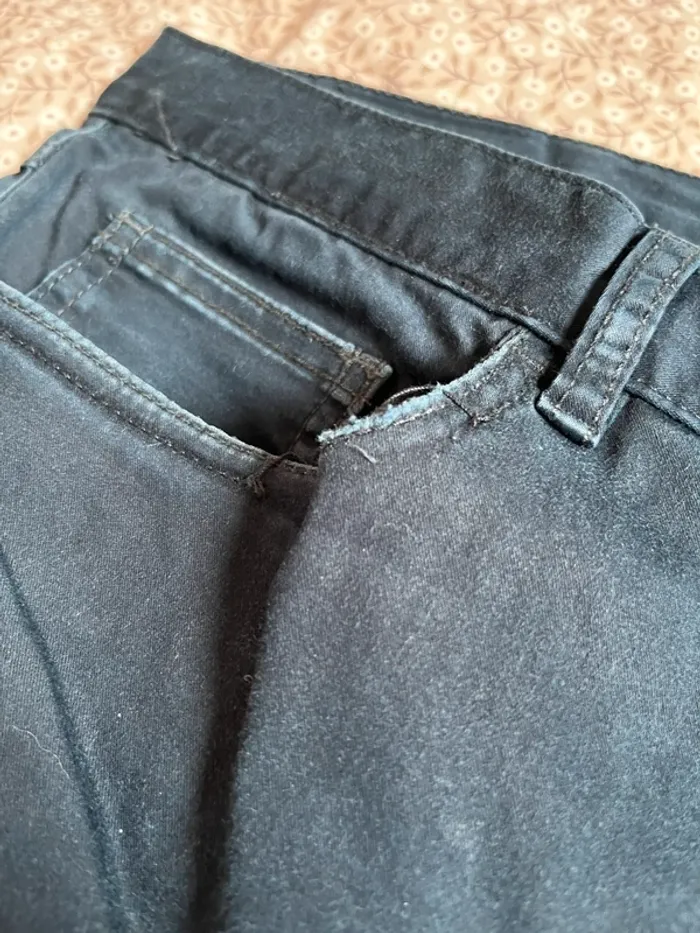 Pantalon chino bleu - photo numéro 6