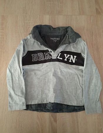 Tee-shirt effet chemise 4 ans