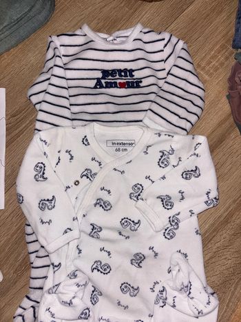 Pyjama velour 6 mois
