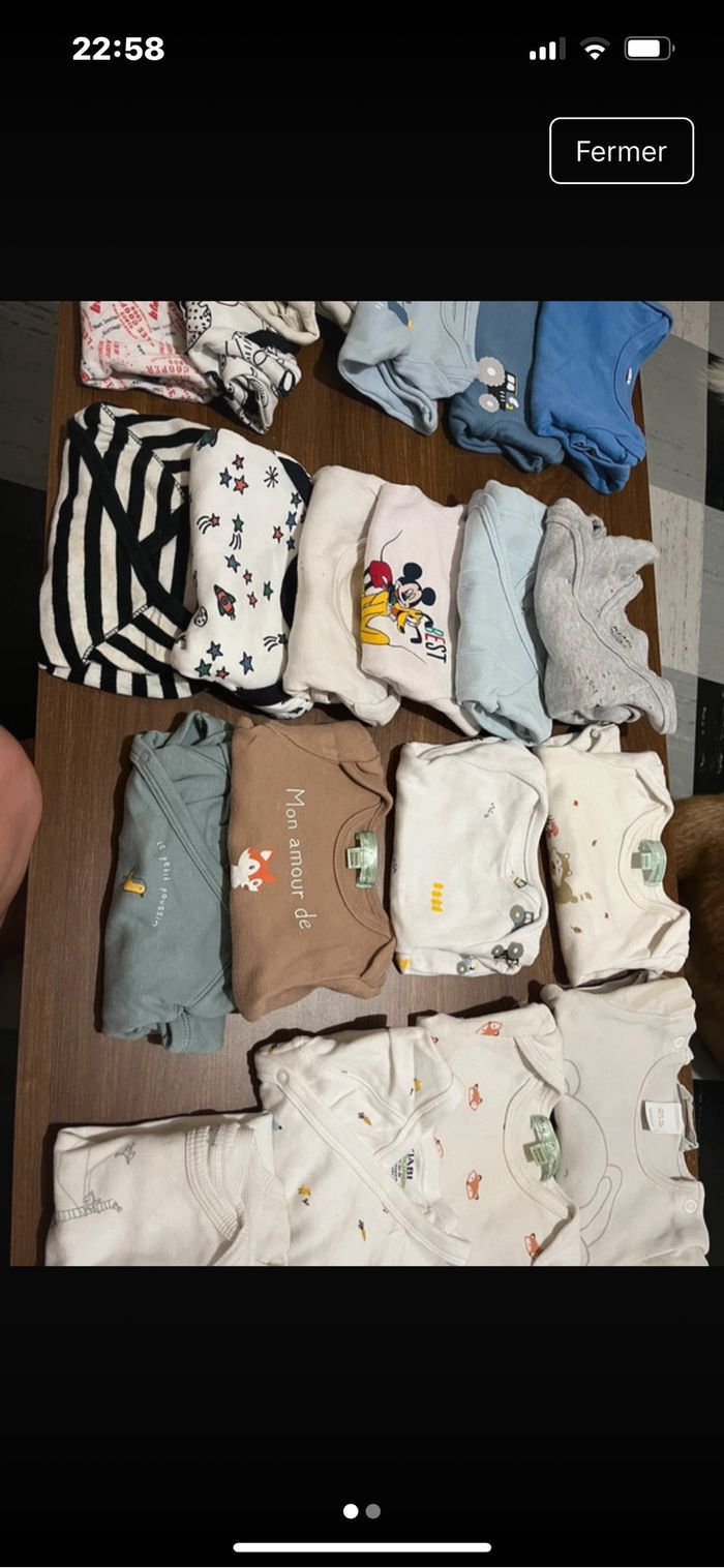 Lot garçons 3 mois