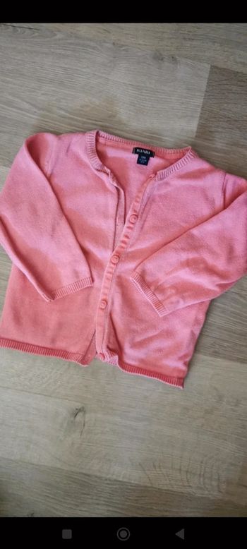 Gilet manches longues