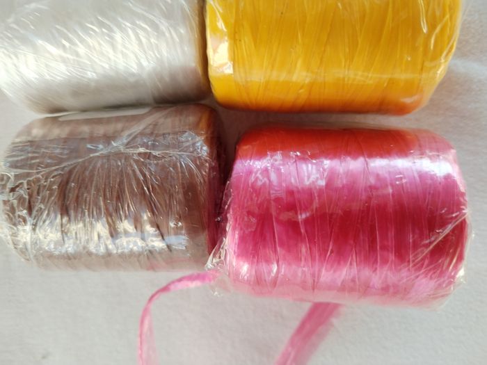 Raphia synthétique Loisirs créatifs Crochet multicolore - photo numéro 6