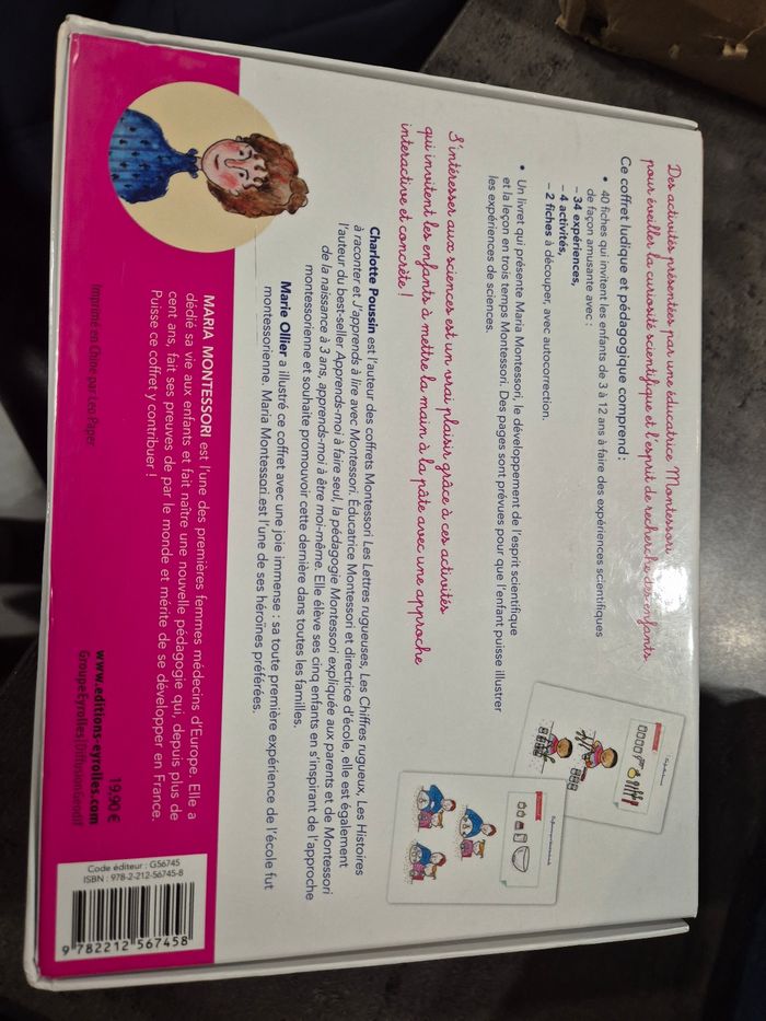 Jeu éducatif Les expériences de sciences avec Montessori - photo numéro 2