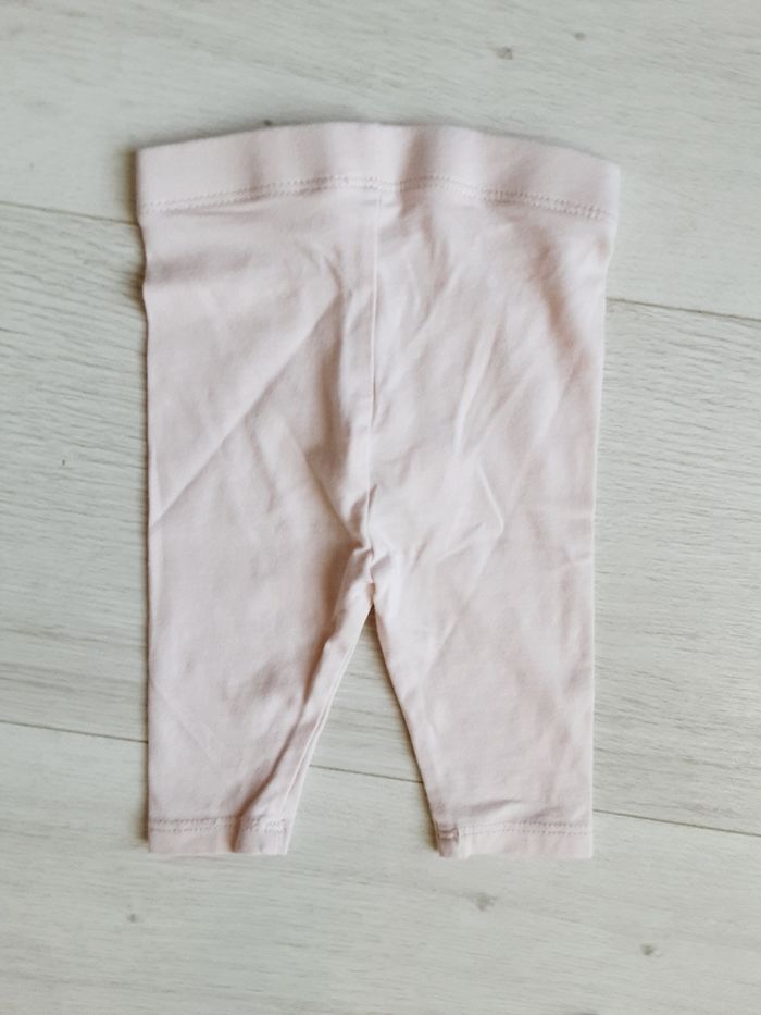 Vêtement bébé fille pantalon legging rose Obaïbi 3 mois - photo numéro 2