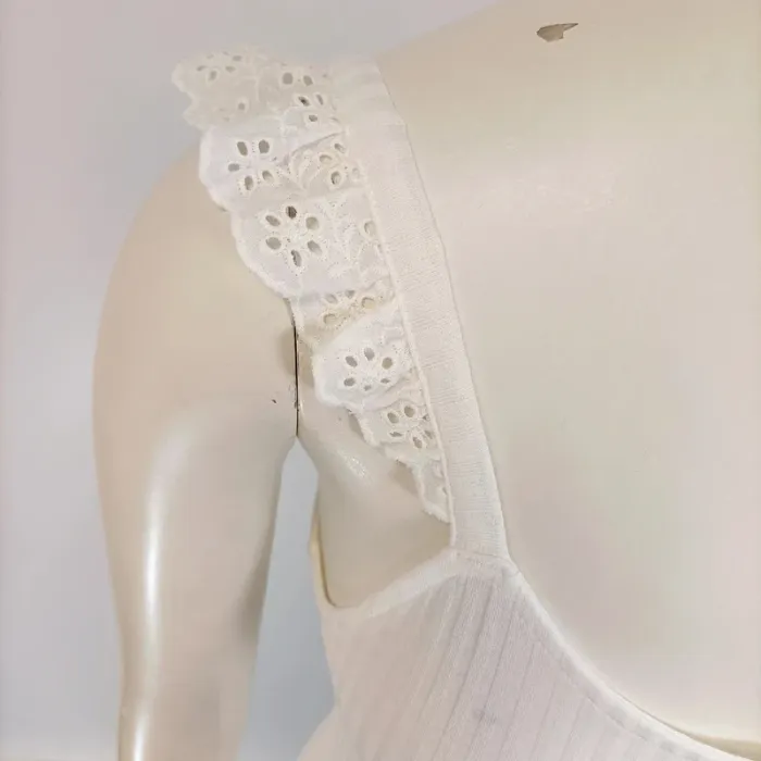 Body blanc Kiabi rayures ton sur ton - taille S - Neuf A629 - photo numéro 6