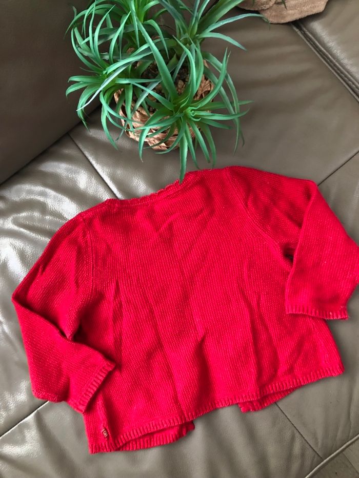 Gilet bordeaux fille Obaibi - photo numéro 6