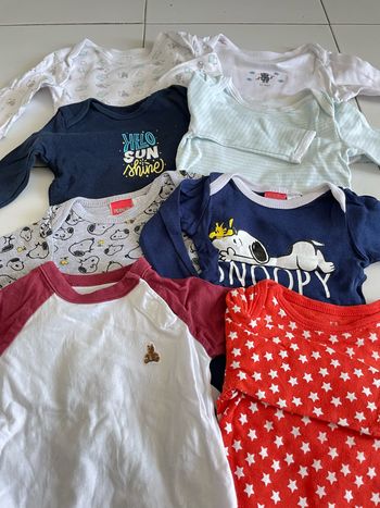 Lot de 8 bodies manches longues