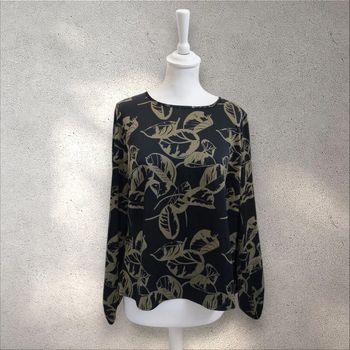 Blouse imprimée manches longues 40