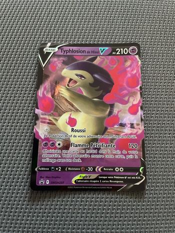 Carte Pokémon Typhlosion de Hisui V SWSH237 Promo FR