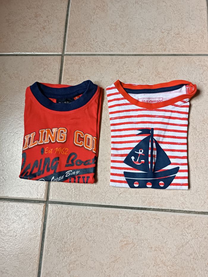 Lot de 2 tee shirts 3 ans