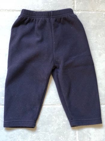 Pantalon polaire violet foncé