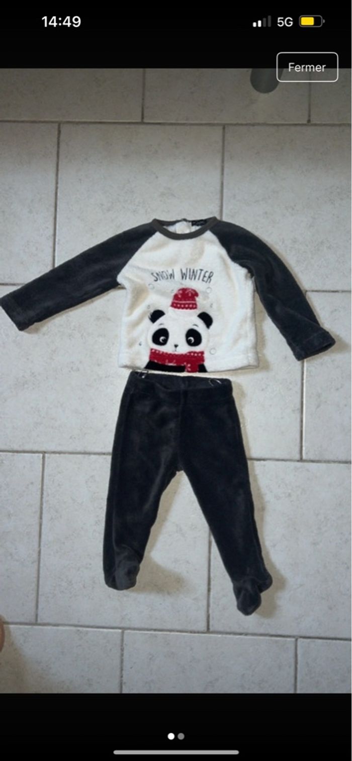 Pyjama 2 pièce bébé - photo numéro 2