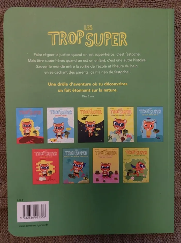 Livre Les Trop super La Trouilleuse fantôme Henri Meunier Nathalie Choux - photo numéro 2