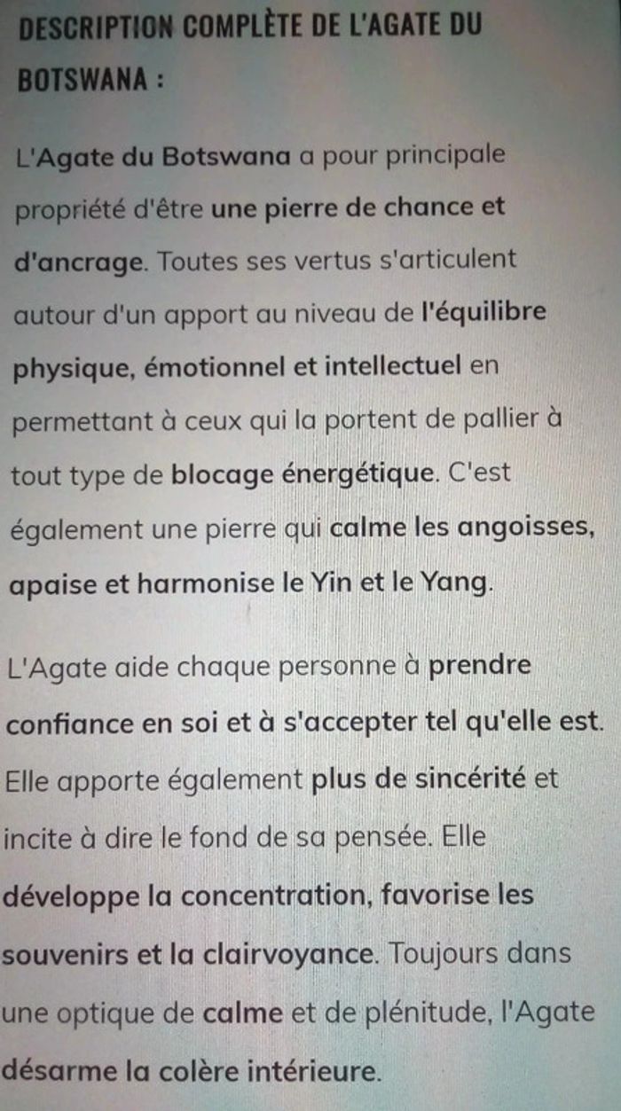 Joli bracelet agate du Botswana - photo numéro 7