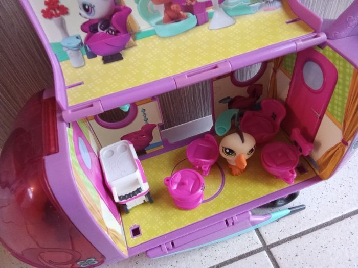 Avion jeu, jouet fille, idée cadeau, figurine Littlest