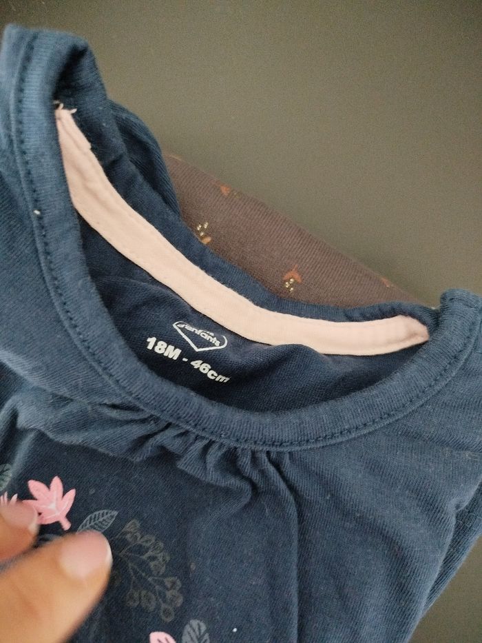 Lot de 2 Tshirt 18mois - photo numéro 2