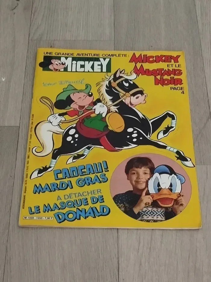 Lot Vintage 7 magazines Journal de Mickey année 1984 L061 - photo numéro 8