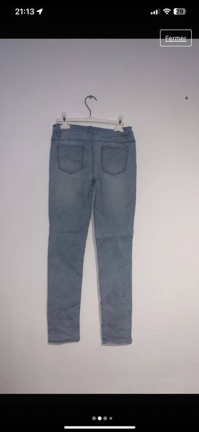 Pantalon La Redoute Bleu Ciel - photo numéro 2