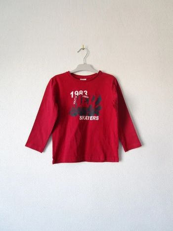T-shirt rouge TAO 5 ans