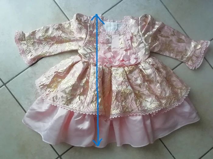 Robe de fêtes, Cérémonies, Mariages Taille 6 - 9 mois état neuve!! - photo numéro 6