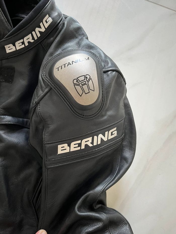 Ensemble de moto blouson et pantalon en cuir BERING - photo numéro 8