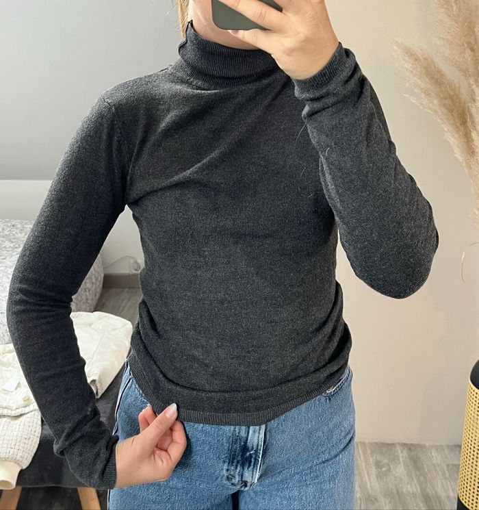 Pull col roulé gris – Jennyfer - photo numéro 8