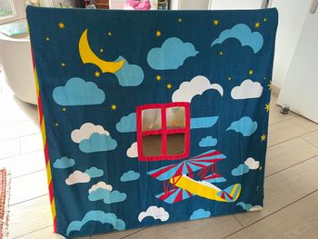 Tente tipi enfant HABITAT “Elliot” – armature métal, avec housse