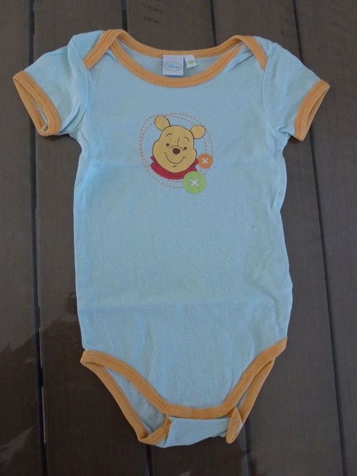 Lot 3 bodies manches courtes bébé 18 mois - photo numéro 2