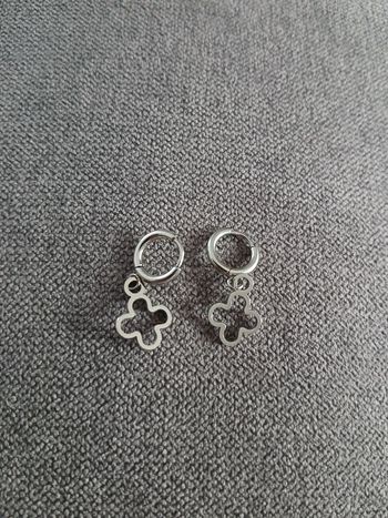 Boucles d oreilles en acier inoxydable