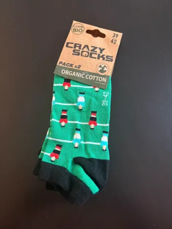 Paires de chaussettes thème foot Pointure 39-42