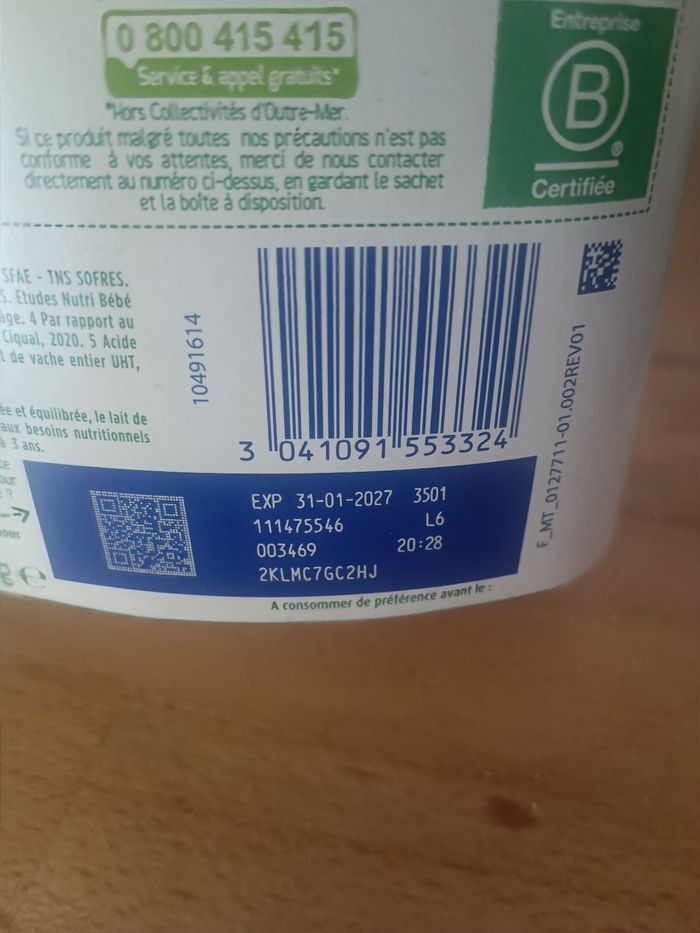 Bledilait 3 et deux pots compote - photo numéro 2