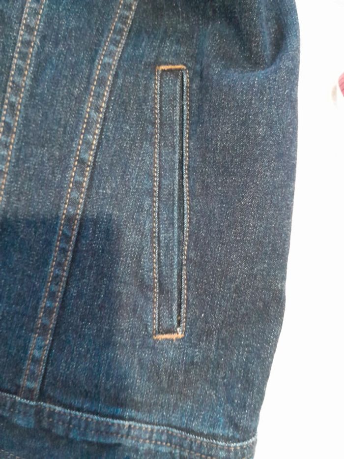 Magnifique veste en jean logo cuir Lauren jeans co ralph lauren - photo numéro 10